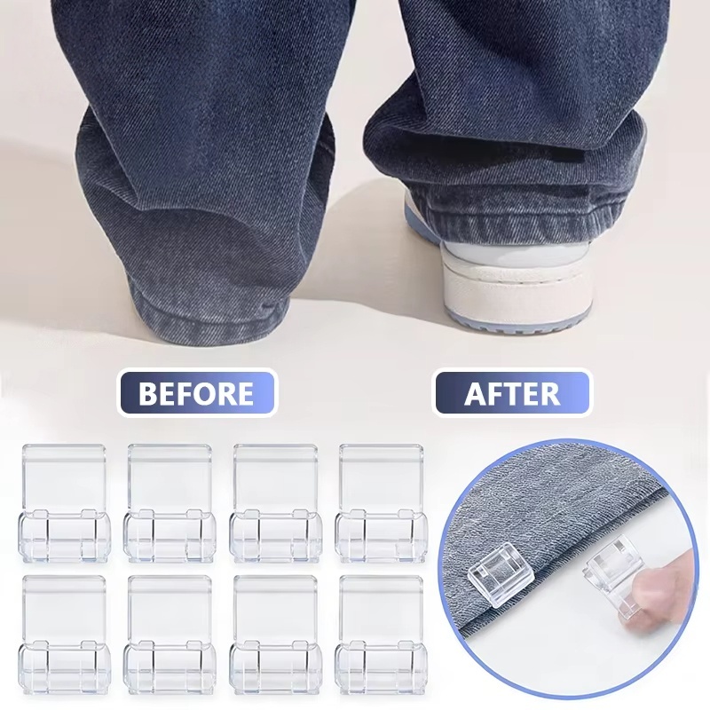 Sewing Technology - 1~10PCS Invisible Leg Shortening Clip, Non-Slip