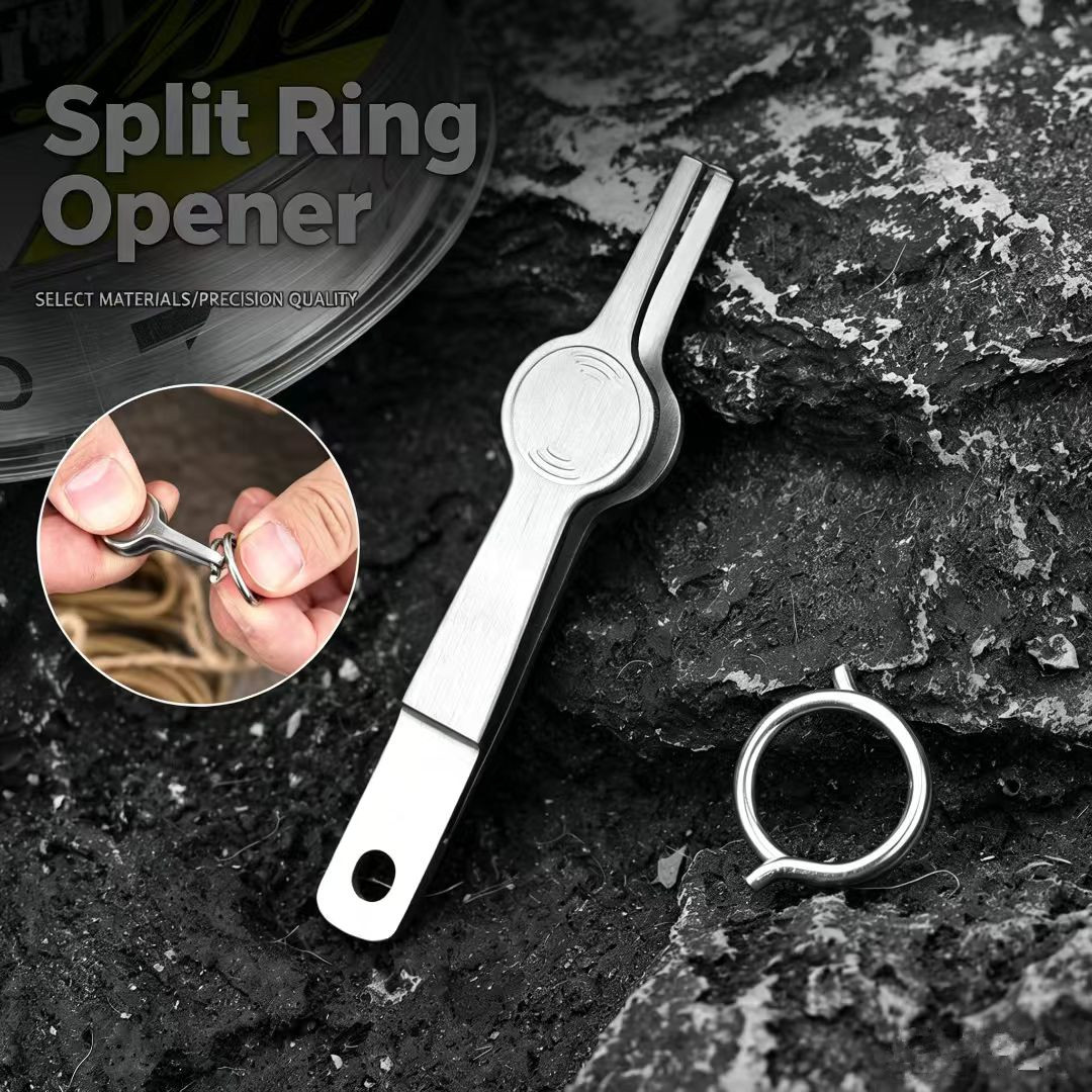 Snap Button Plier - Split Ring Opener Fishing Tool, Stainless