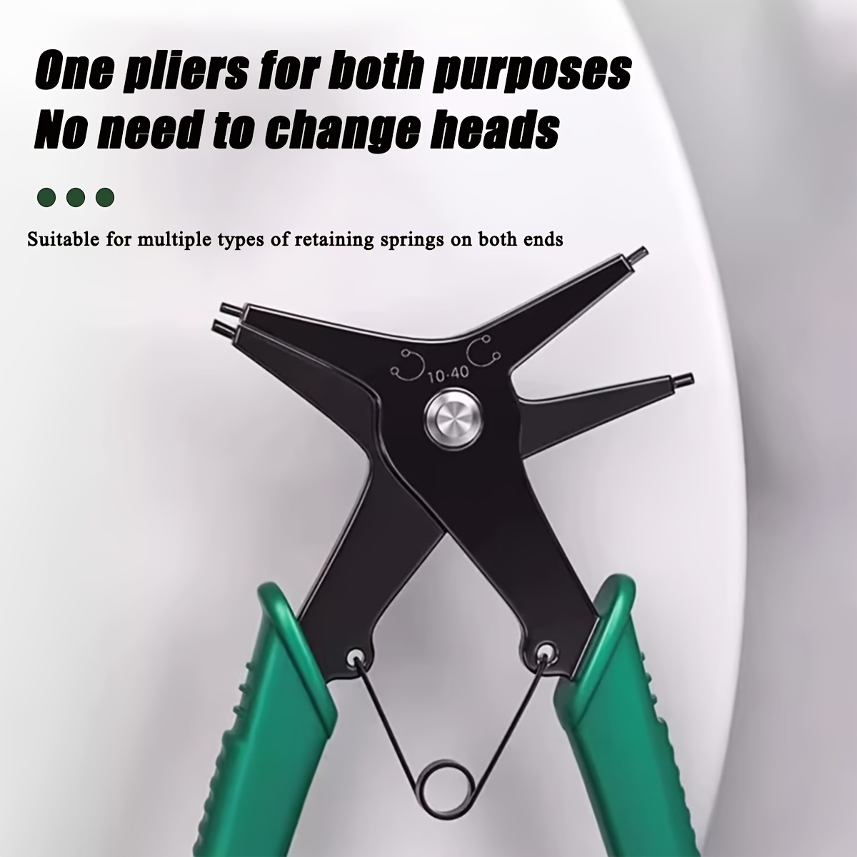 2 in 1 Snap Ring Pliers, Dual- - Snap Button Plier review and price