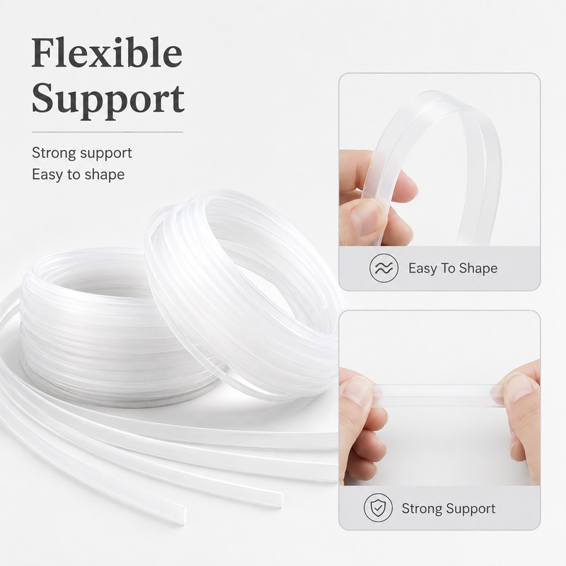 20M 4mmx1.3mm Clear Plastic Co - Textile Sewing Support review and price