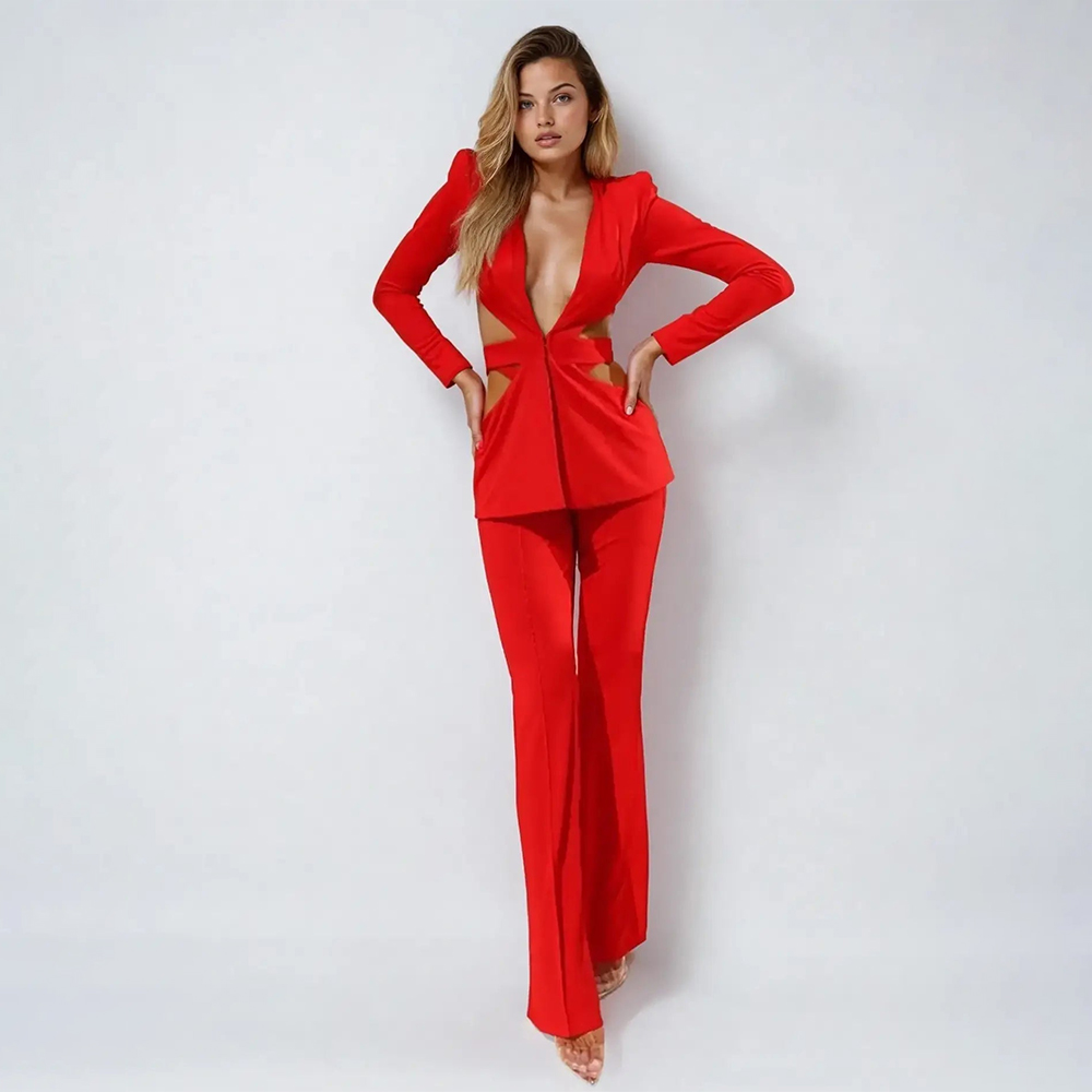 Sexy Fashionable Women Cut Out - Shoulder Pad Set In review and price