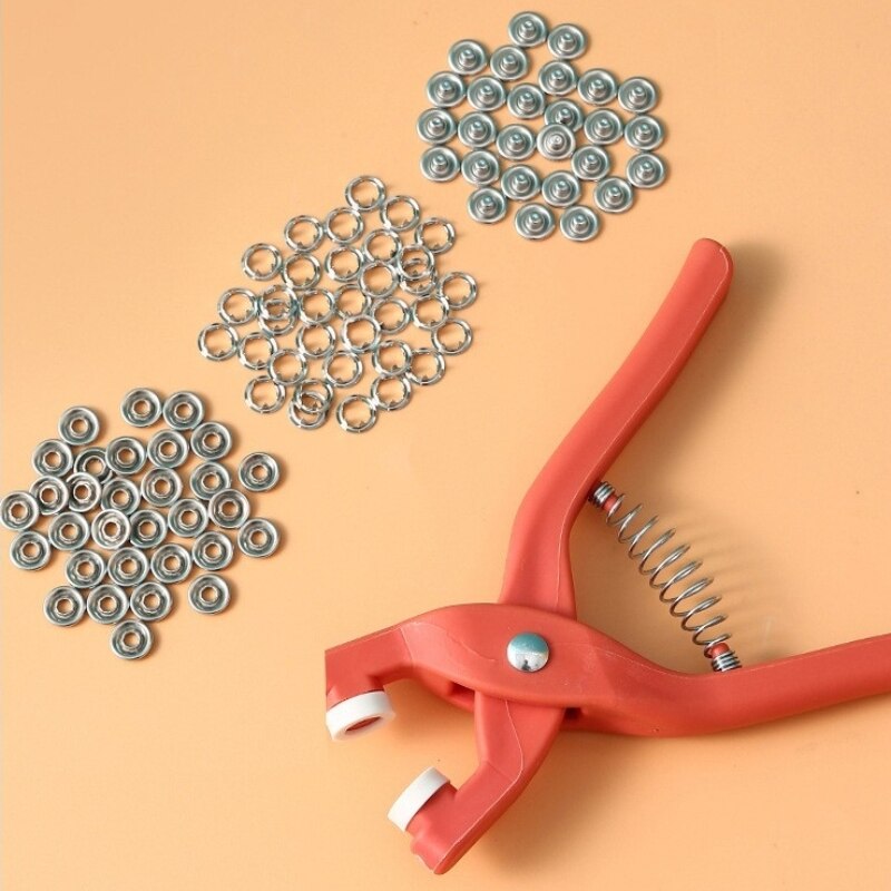 50 Sets 9.5MM Five Jaw Buckle  - Snap Button Plier review and price