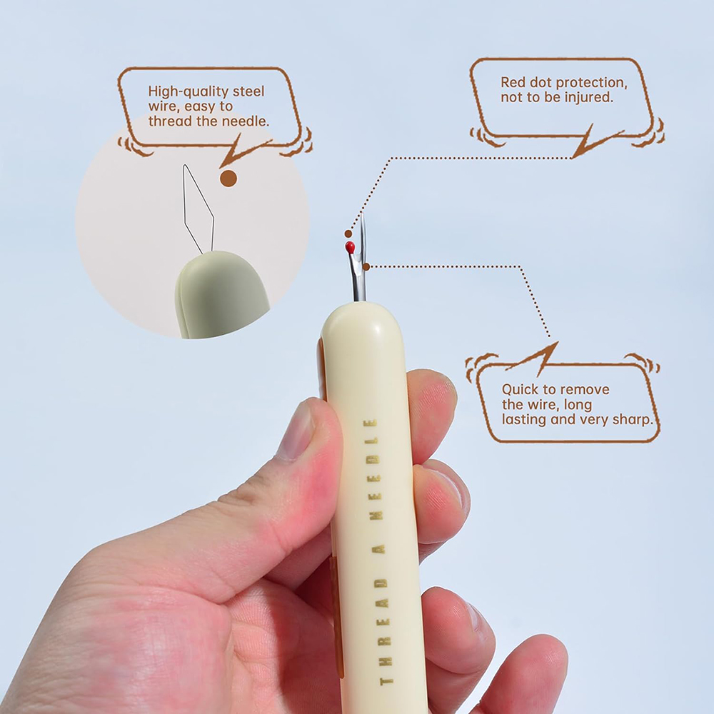 2 in 1 Needle Threader Seam Ri - Seam Ripper Tool review and price