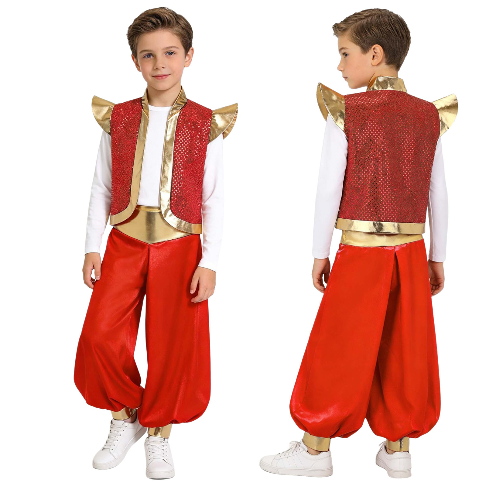 Boys Arabian Cosplay Costumes  - Shoulder Pad Set In review and price